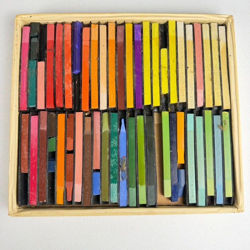 Eberhard Faber Nupastel Color Sticks Vintage Art Drawing Set Multi Color
